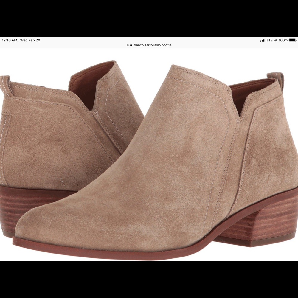 Franco Sarto Laslo Bootie NWOT